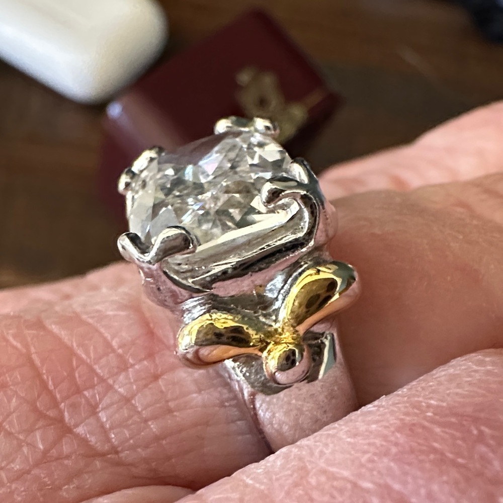 Statement Ring Gold&Silver - image 5